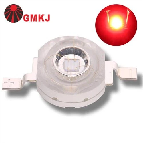 1W 3W Duboko crveno napajanje LED svjetiljka kuglica 650nm 660nm